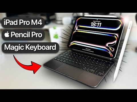 First iPad Pro M4,  Pencil Pro & Magic Keyboard - Unboxing & Impressions!