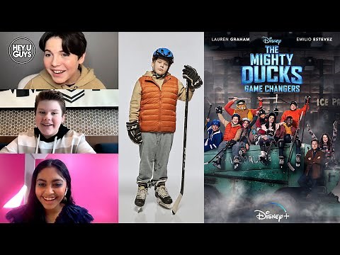 The Mighty Ducks: Game Changers - the cast on the Disney+ reboot of the classic film series