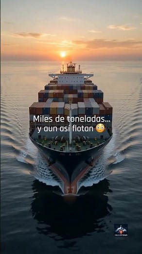 ¿Por qué un barco de cientos de miles de toneladas no se hunde? 🚢