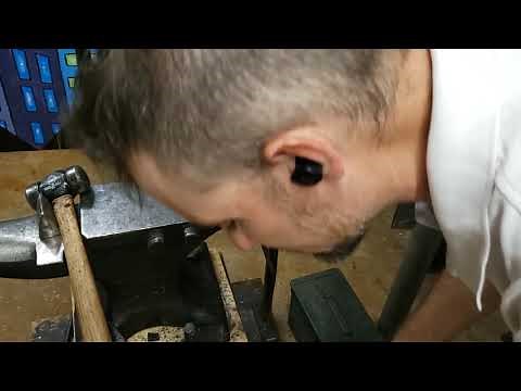 Railroad Spike Cross