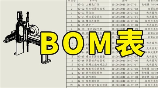 一个视频教会你SolidWorks中快速生成BOM表