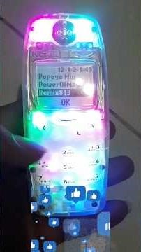 See-through Nokia with pulsating lights stealing the show #satisfying #tech