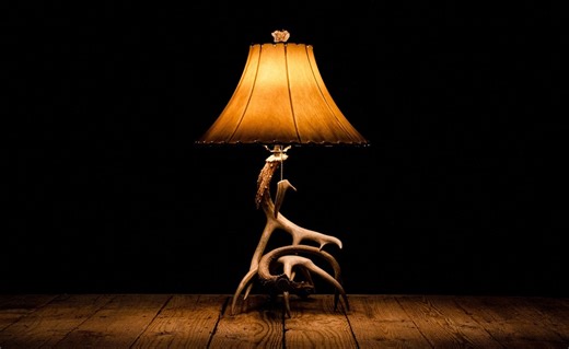 Handmade Whitetail Antler Lamp: Rustic Lodge Home Decor - Etsy