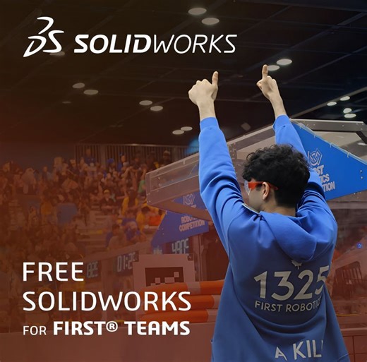 SOLIDWORKS Supports FIRST Robotics Competition (FRC) Student Teams for REBUILT