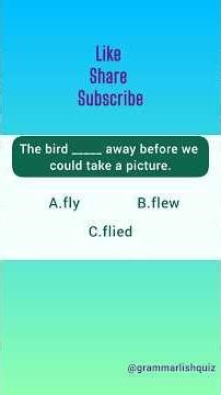 Irregular Verbs Quiz | English Grammar | #quiz #verb #english #englishgrammar #grammer