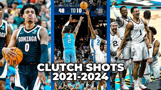 Best March Madness clutch shots in the last four seasons (2021-2024)
