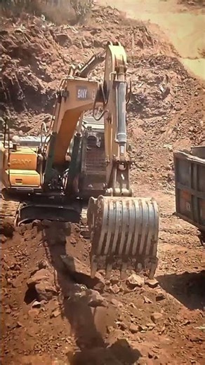 Poclain Excavation Work 🚜 | #shorts | Excavation Work Step by Step 🔥 #civil #knowledge #practical