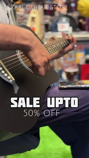 Matte Black Acoustic Guitar for Sale with Free Accessories