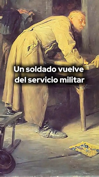 Un soldado, una esposa, un hijo: la historia detrás del cuadro #historiadelarte #emotional