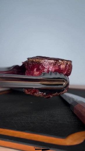 12M views · 26K reactions | Almost over cooked this one! Ribeye cap steak, aka Spinalis steak. Seared hard and then finished in a 250° oven until 125° internal. #ribeye #ribeyecap #spinalis #steak #ribeyesteak #steakslice #mediumrare | The Kitchen Whitelaw | Facebook