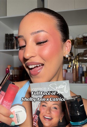 Full Face of @Shelby Ann x @Catrice Cosmetics !!! Congrats on such a great, AFFORDABLE bundle!! 👏🏼❤️ #affordablemakeup #drugstoremakeup #drugstoremakeupmusthaves #catricecosmetics #shelbyann