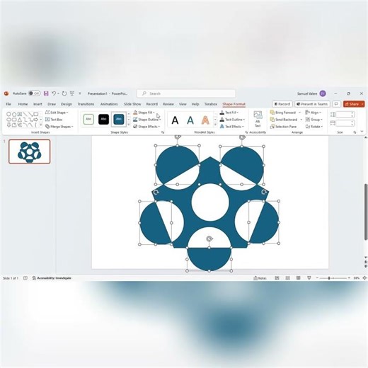 Modern Polygon Design #design #art #powerpoint