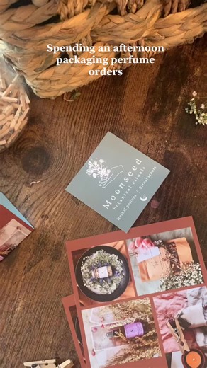 Spending an adternoon packaging up perfume orfers ♥️ #perfumetiktok #witchtok #pagan #witchcraft #cottagecore #naturalperfume #cleanbeauty #aromatherapy #fairiesoftiktok #witchesoftiktok #smallbusinessuk #handmade #handmadeperfume #candles #candlemaker