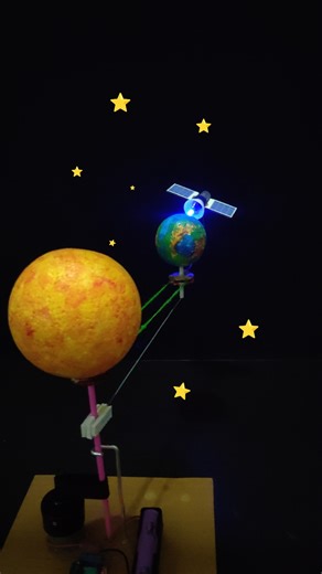 Solar System Working Model|| Satellite Working Model #satellite #satelliteproject #sciencproject