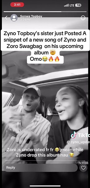 Zyno's New Album Features Zoro Swagbag Collaboration