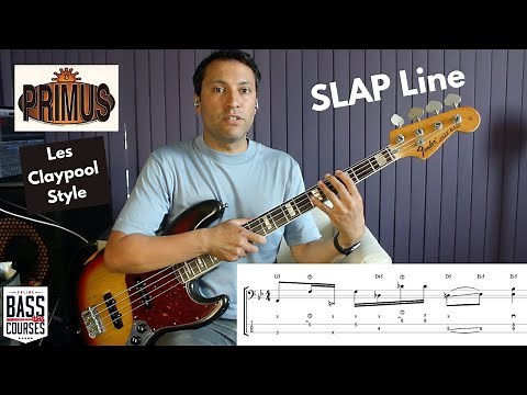 Les Claypool:Primus Style Slap Bass Line