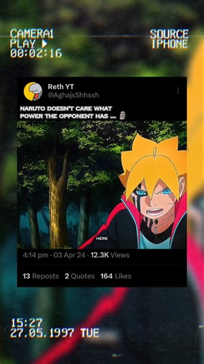 Boruto Activates Karma During Training