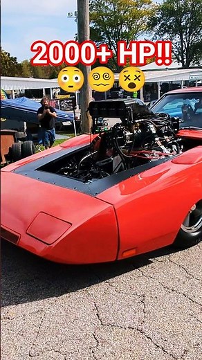 😵 Insane Blown Hemi V8 Street Legal '69 Dodge Charger Daytona Terrifies at Eville Shindig 2025