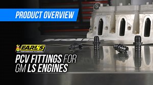 Earl's Performance Plumbing knows how important the emission system is for modern vehicles. The positive crankcase ventilation system is crucial for the proper operation of your engine. That’s why we developed a push-in PCV fitting for LS engines. Machined from aluminum and coated in a durable black anodized finish, our PCV fitting fits into the OE grommet hole, replacing the stock PCV fitting without any modification. Originally designed for LS engines, it can also be installed on any system th