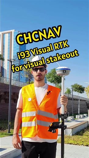 CHCNAV i93 Visual RTK for visual stakeout #chcnav #i93visualrtk #stakeout #geospatial #measurement #gnss #dgps #gpsrtk #rtk #gnssreceiver #survey #surveyor #visual #foryou