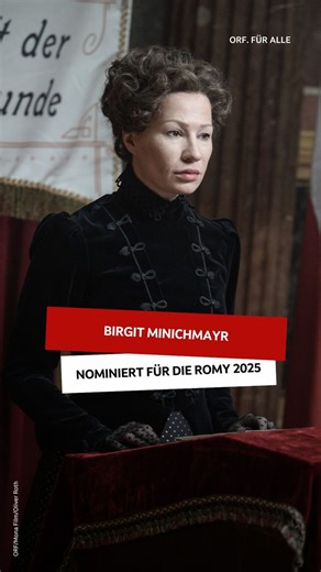 2.3K views · 13 reactions | Birgit Minichmayr konnte bereits mehrmals die "Romy" gewinnen. Dieses Jahr ist sie erneut nominiert - und zwar als beliebteste Schauspielerin Film. Deine Unterstützung hat sie? Dann gleich voten unter romy.at #ORF #ORFfüralle #romy #romy2025 #birgitminichmayr | ORF | Facebook