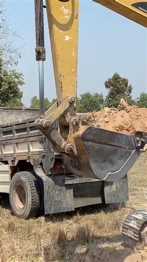 CAT excavator start processing digging pond project | Bulldozer Relaxing TV