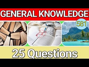 25 BASIC Educational General Knowledge Quiz Questions That Will Test You + Explanation 🧠😅 #581