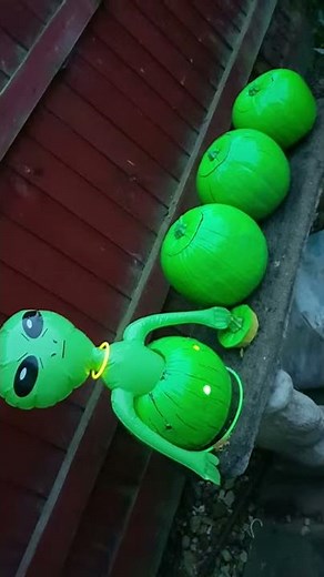 Halloween alien pumpkin carving area 51