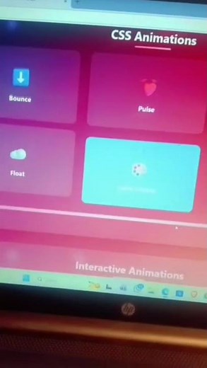 I Built a Stunning Animation Showcase with Pure HTML, CSS & JS