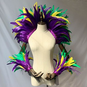 4ply Showgirl Feather Shawl Carnival Feather Scarf Stage Show Feather Wrap/halloween Costume/performance Show - Etsy