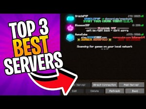 Top 3 *INSANE* MINECRAFT SERVERS To Join In 2025 (1.21)
