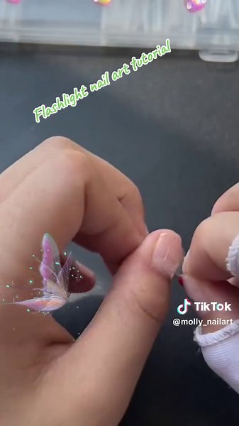 Flashlight nail art tutorial#nails #nailart #fypシ #nailswag #nailsupply #lokanails