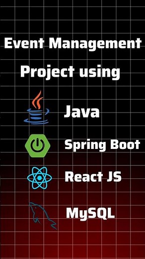 Event Management System Project in Spring Boot, React JS & MySQL #javaproject #springboot #reactjs