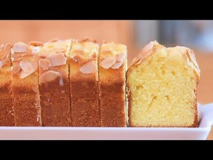 촉촉한 클래식 아몬드 파운드 케이크/Classic Almond Pound Cake/クラシックアーモンドパウンドケーキ