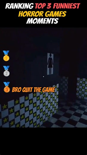 Top 3 Horror Games Moments That Went 🔥🔥☠️ #ranked #ranking #funnymoments #gaming #horrorgaming