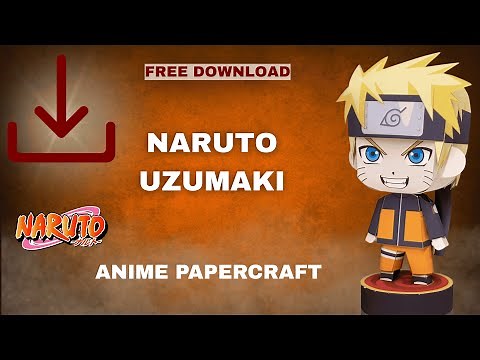 (Free PDF Available) | How To Make Naruto Uzumaki Papercraft ✂️ | Step By Step | Naruto Shippuden