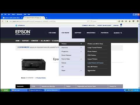 Epson ET 2650 Printer, Scanner Driver Download