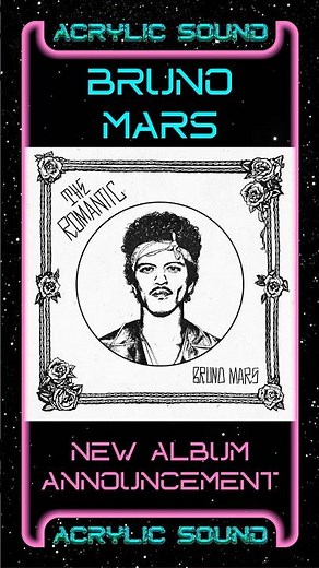 BRUNO MARS ANNOUNCES NEW ALBUM THE ROMANTIC