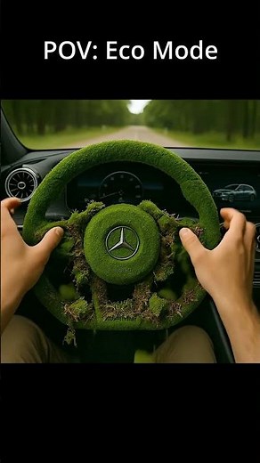 Moss Mercedes Steering Wheel — ODDLY SATISFYING POV 💥
