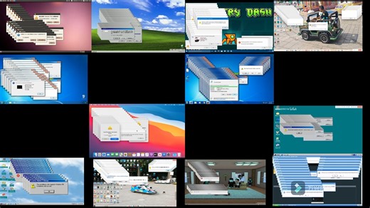 12个crazy error同时播放