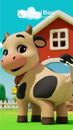 So Cute! Lola the Cow Song 🐄💛 Nursery Rhymes 🎶 Bimi Boo #kidssongs