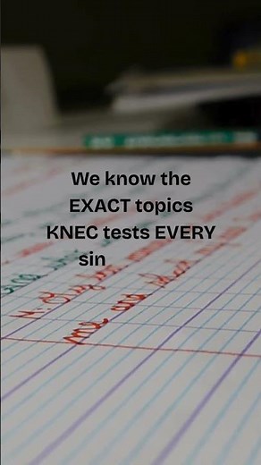 KCSE 2026 EXAMS