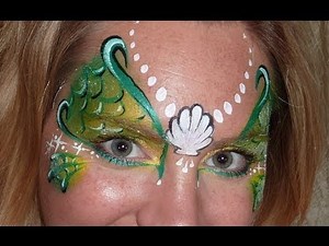 Mermaid / Ocean Princess Face Painting Tutorial