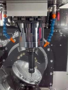 Cutting 7075-T6 Aluminum with 5-Axis Methods MB450U - Aerospace CNC Machining Demo