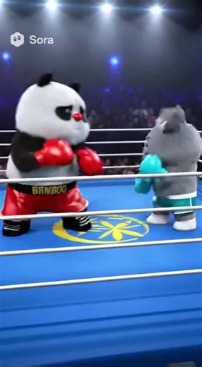 パンダVSコアラ #sora2 #ai #おもしろ動画