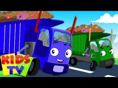 Wheels On The Garbage Truck | Nursery Rhymes For Kids
