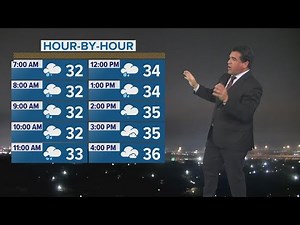 Hour-by-hour breakdown of temperatures, freezing rain in San Antonio area