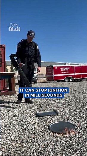 Fire station uses sound waves instead of water to fight fires