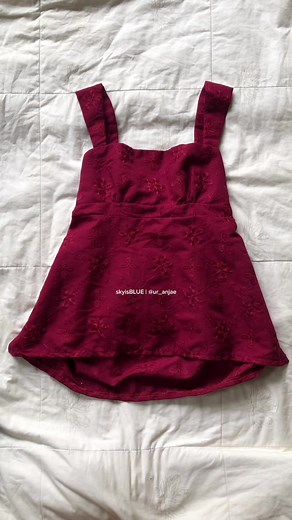 red top szn 🍒👠 #tops #top #backlesstop #cherryredtop