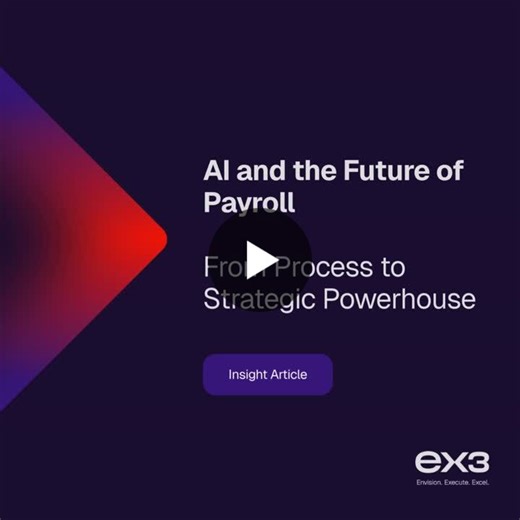 AI and the future of payroll: from process to strategic powerhouse. Payroll isn’t just about payslips anymore. AI is reshaping it into a strategic powerhouse that drives insight, accuracy and… | EX3